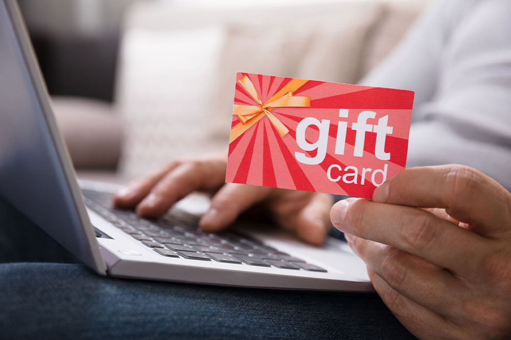 Different ways to check a gift card balance